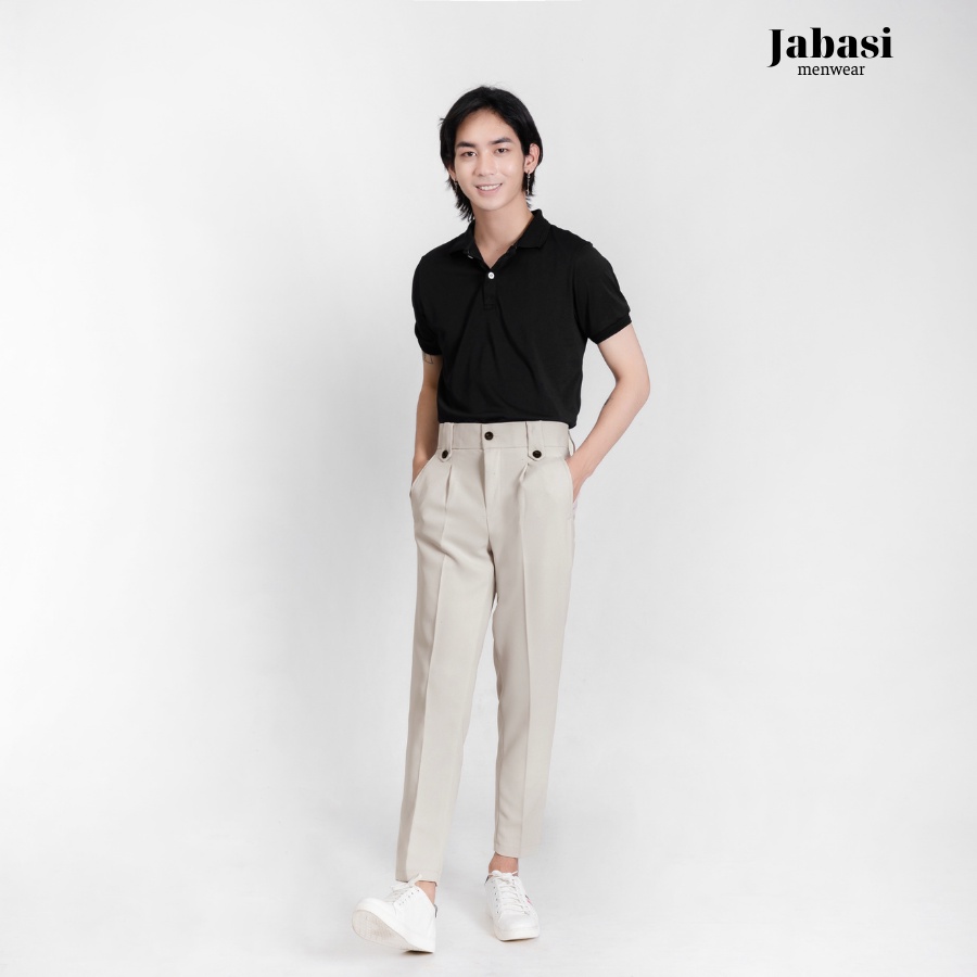 Quần tây hàn quốc nam mẫu mới Jabasi - thiết kế cạp co giãn trẻ trung hiện đại năng động unisex basic phong cách hàn