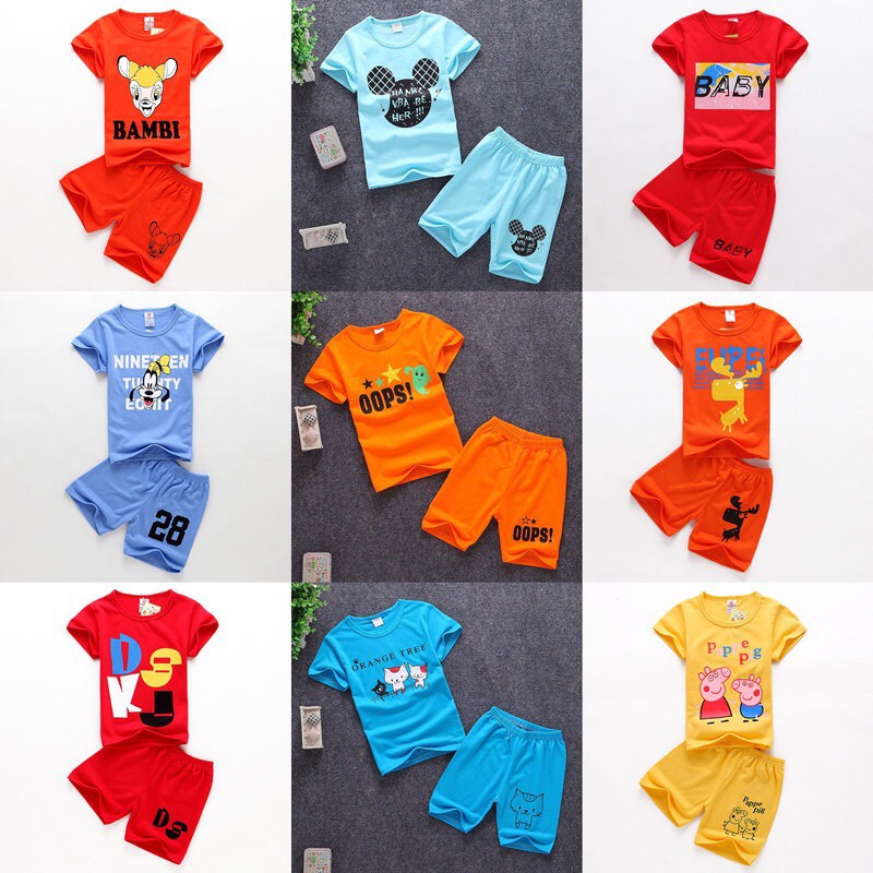 Combo 3 Bộ Bé Gái - Bé Trai Cotton (giao mẫu ngẫu nhiên)