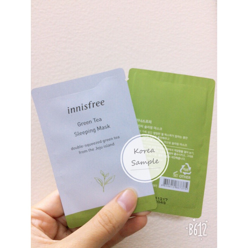 SAMPLE MẶT NẠ NGỦ TRÀ XANH INNISFREE