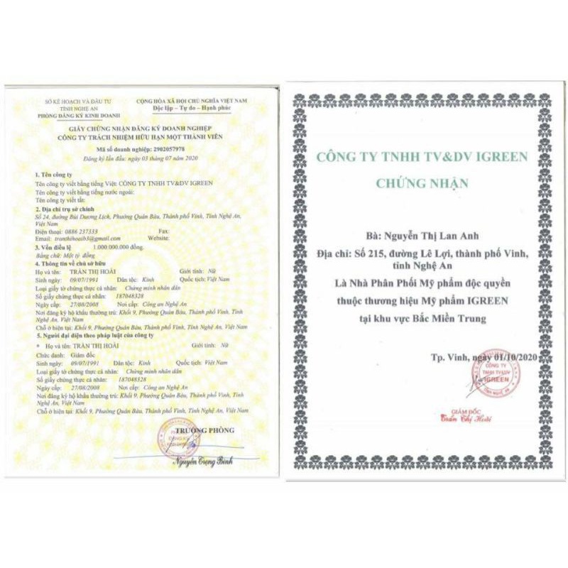 Serum Diếp Cá GIẢM MỤN, GIẢM THÂM, SE KHÍT LỖ CHÂN LÔNG, SÁNG DA - Serum Diếp Cá IGREEN | BigBuy360 - bigbuy360.vn