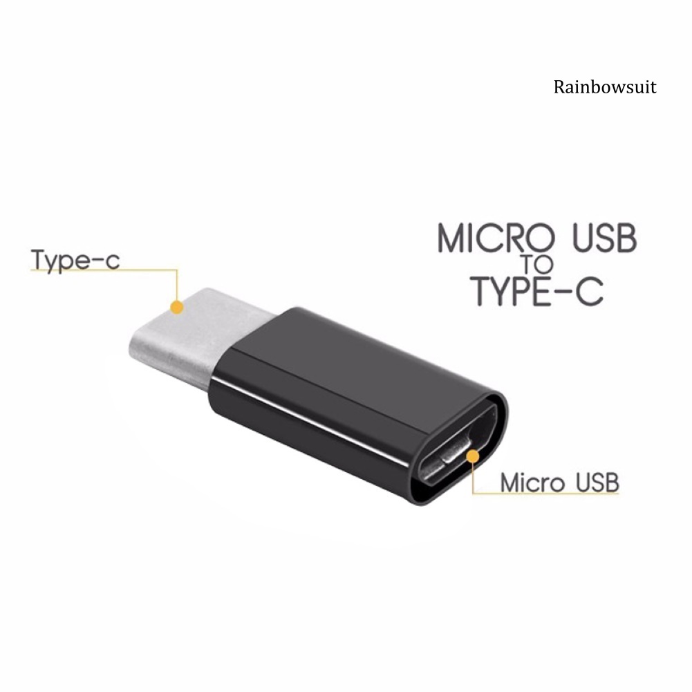 Set 10 Đầu Chuyển Đổi Cổng Type-C Sang Micro USB Cho Điện Thoại