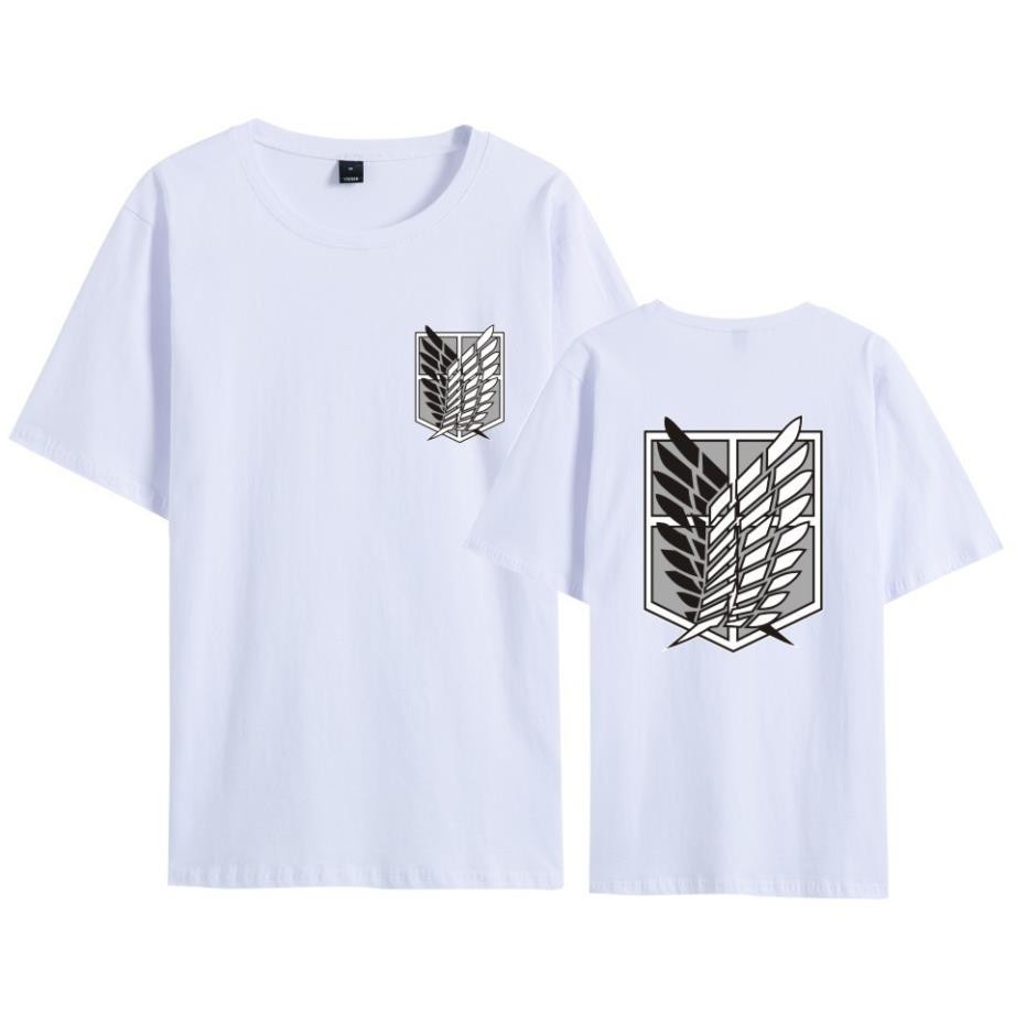 HOT MIKASA Áo Thun Tay Ngắn Cosplay Nhân Vật Anime Attack On Titan