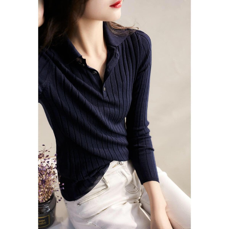 AG8394 Áo len nữ dài tay mùa thu hàng nhập - giá 460k