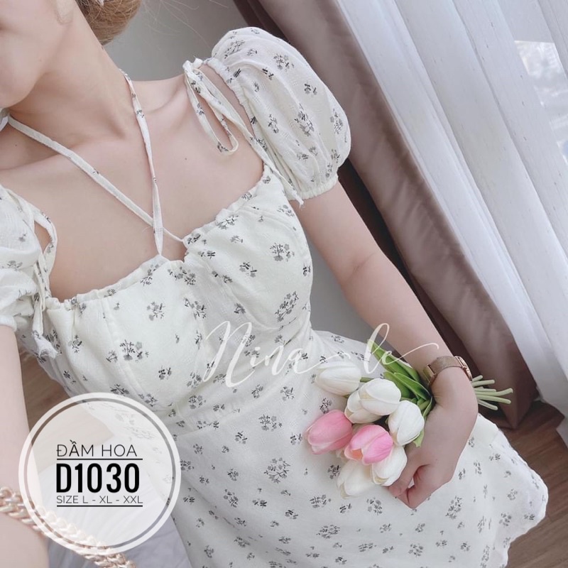 Bigsize Đầm hoa D1030