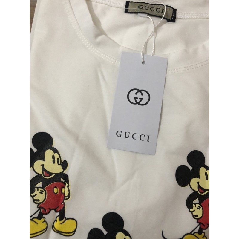 [Ảnh thật 100%] Áo phông qc fom rộng dấu quần Gucci