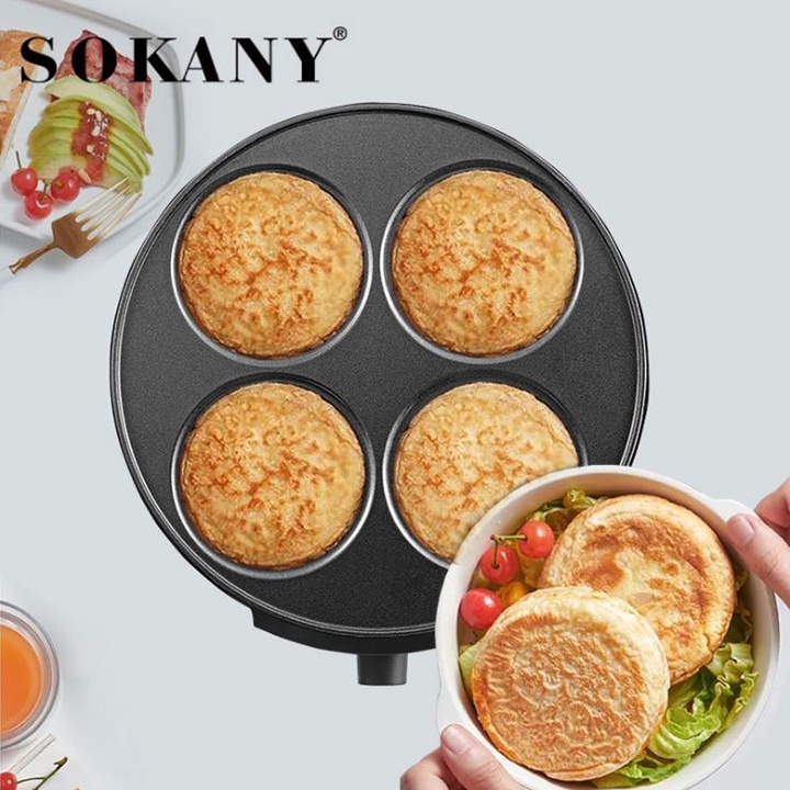 [Mã 155ELSALE giảm 7% đơn 300K] Máy nướng thịt BBQ - ốp la trứng - làm bánh 3 trong 1 tiện lợi Sokany