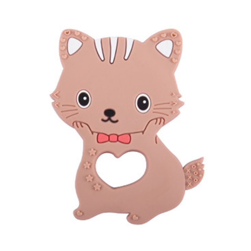 Dây Silicon Cấp Thực Phẩm Hình Hoạt Hình Gắn Xe Đẩy Em Bé Sơ Sinh Mọc Răng DIY