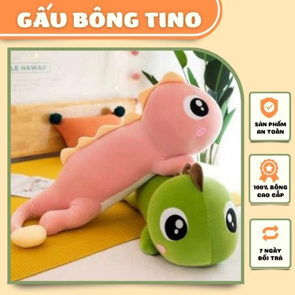 Thú Nhồi Bông Khủng Long Đuôi Tim TINO Đồ Chơi Cho Bé Đáng Yêu size 55cm