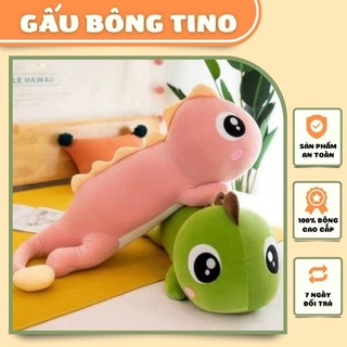 Thú Nhồi Bông Khủng Long Đuôi Tim TINO Đồ Chơi Cho Bé Đáng Yêu size 55cm
