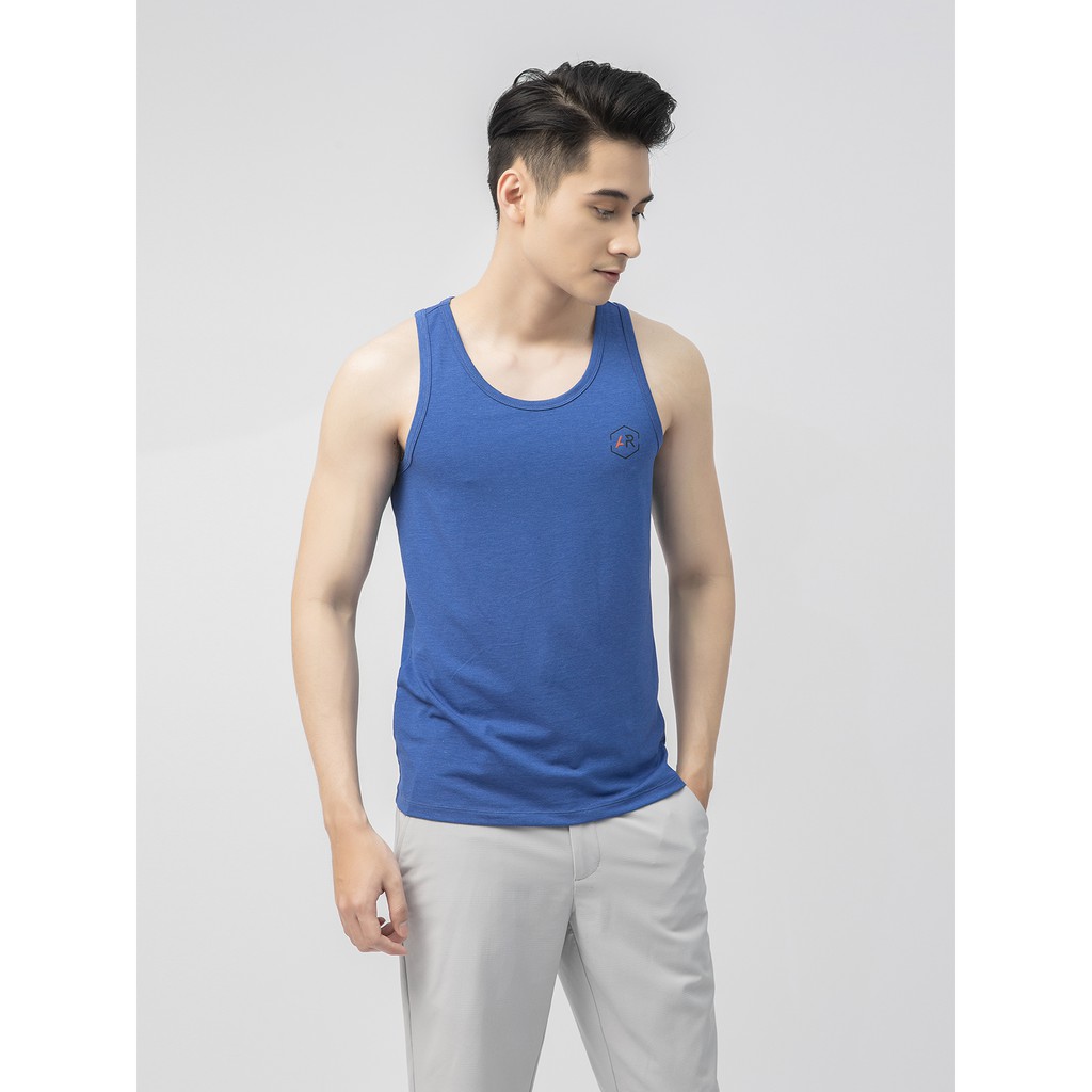 Áo tank top basic ARISTINO chất liệu cotton mềm nhẹ, thấm hút mồ hôi, họa tiết nhỏ tạo điểm nhấn -  ATT011S1