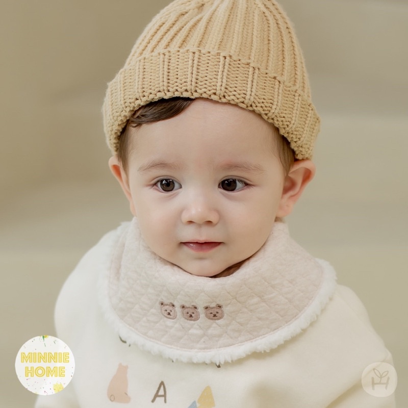 Yếm cổ lót lông Hàn Quốc Happyprince