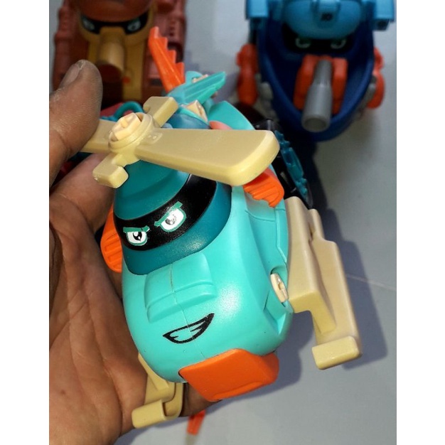 Sét Lắp ráp 4 chiếc xe tàu máy bằng nhựa rất đẹp