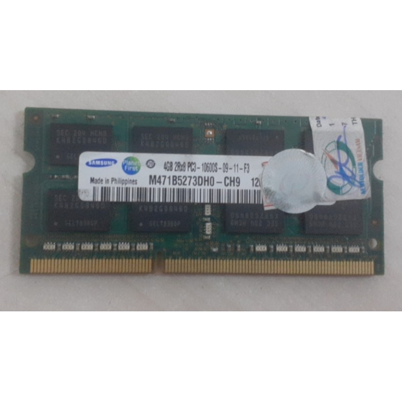 Ram Laptop DDR3 Samsung 4GB - 1066