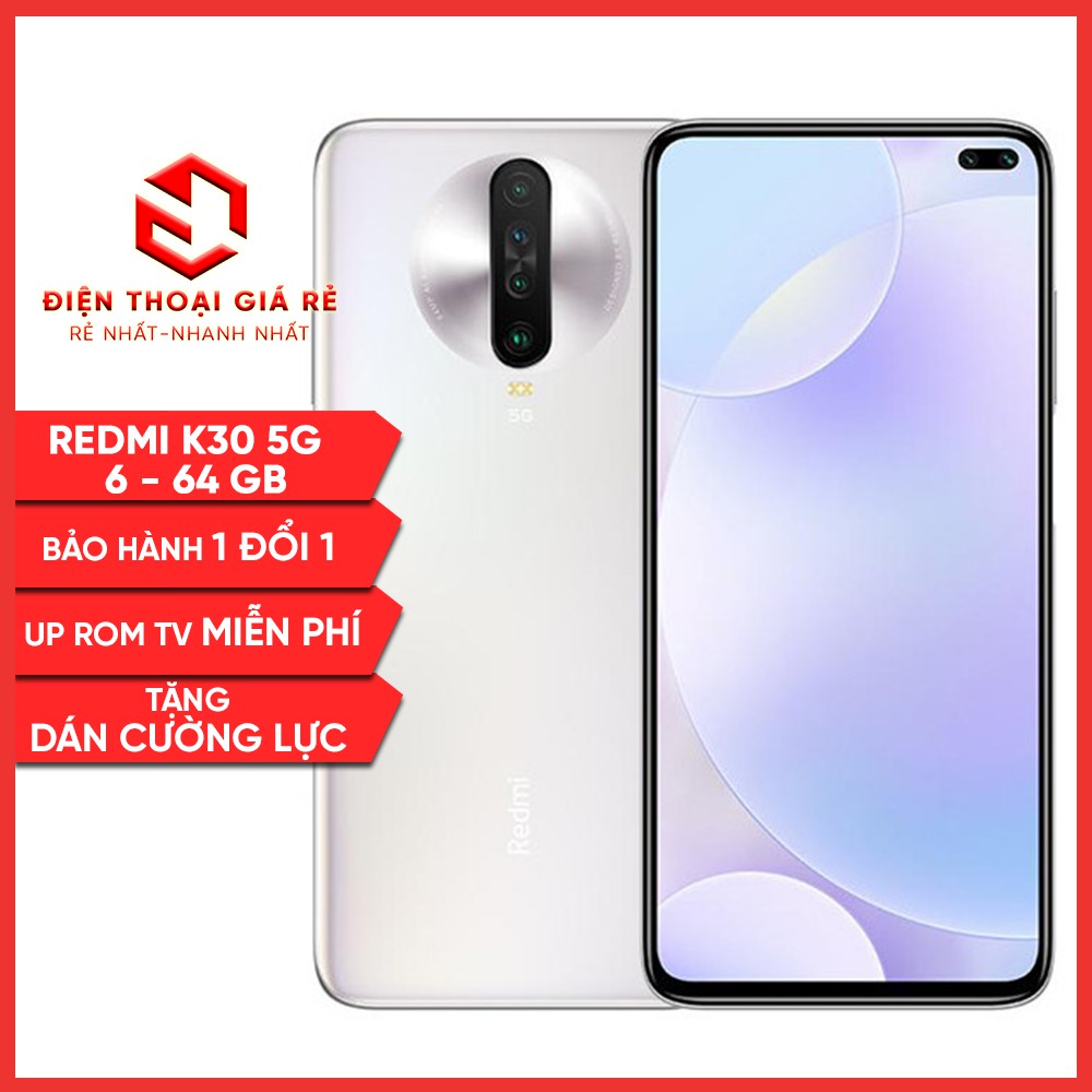 Điện thoại XIAOMI REDMI K30 5G - 64/128 GB  RAM 6/8GB - [Giá rẻ, Bảo hành 3 tháng1 đổi 1 - Tặng dán cường lực] | BigBuy360 - bigbuy360.vn