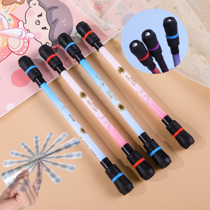 1 Cây Bút Gel Xoay 2 Kiểu Chòm Sao Bầu Trời Đầy Sao Chống Trượt Giúp Giải Tỏa Căng Thẳng Thời Trang Cho Học Sinh/Văn Phòng