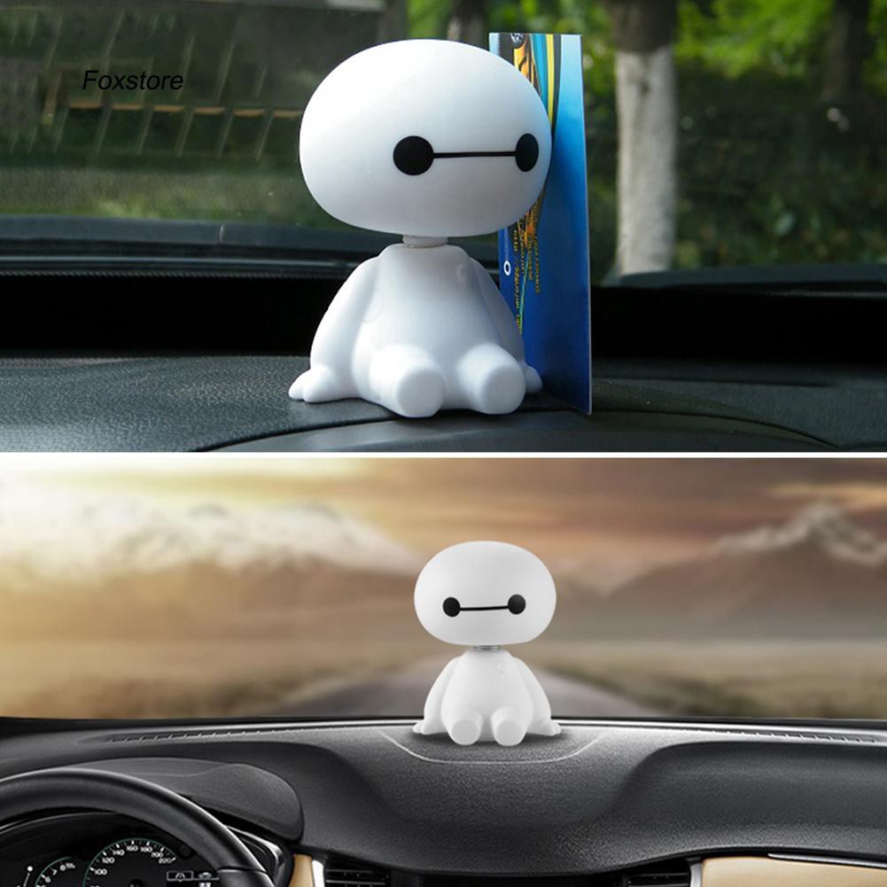 Phụ kiện trang trí xe hơi hình Baymax lắc lư đáng yêu