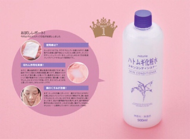 Sale 38% Nước Hoa Hồng Xuất Xứ Từ Nhật Naturie Skin