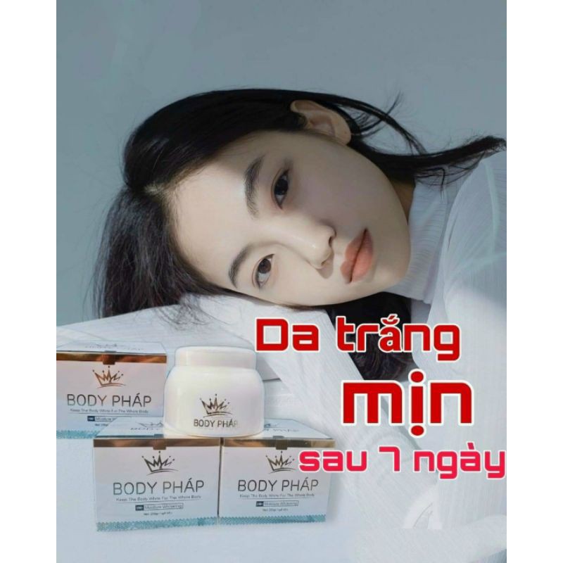 [💯Mới💯] Kem Dưỡng Da Body Pháp Hương Nước Hoa Trắng Da Sau 7 Ngày Hộp 250g Hàng Chuẩn Công Ty (Cam Kết Chính Hãng)