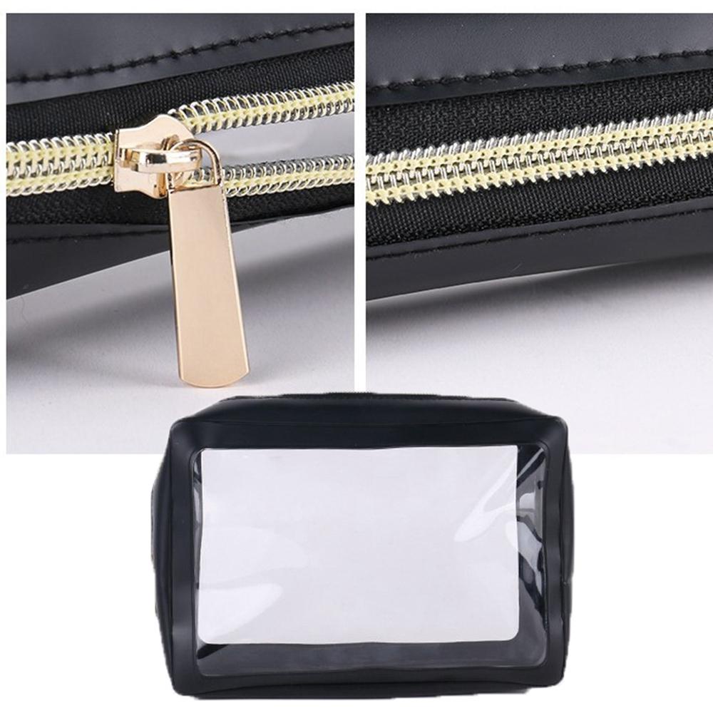 Túi Đựng Mỹ Phẩm Bằng PVC Trong Suốt 2 Kích Cỡ Tiện Dụng Ốp