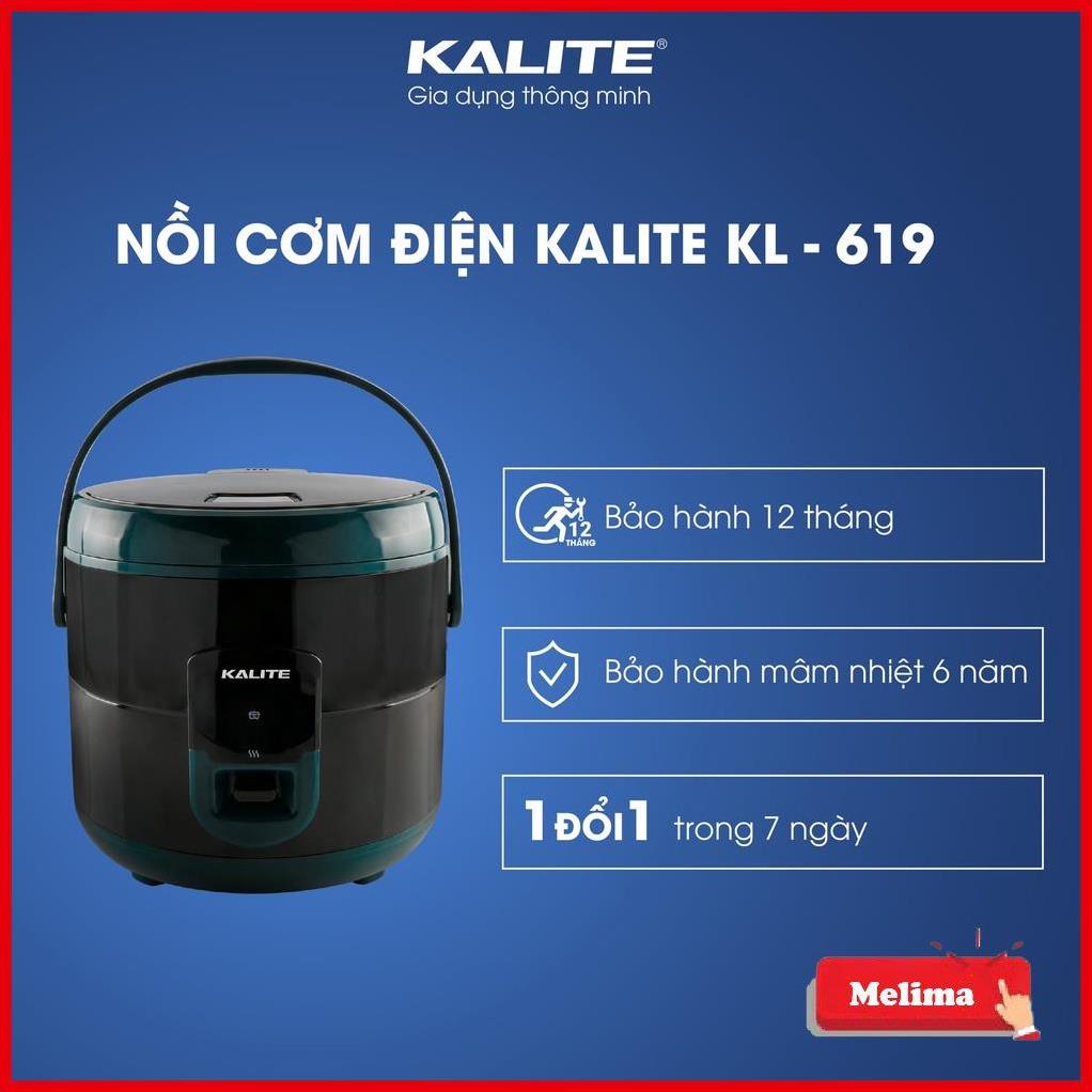 Nồi cơm điện Kalite KL 619, KL618 [Quai xách và Quai liền], Công suất 700W, Dung tích 1.8L, Bảo hành 12 tháng, Siêu bền