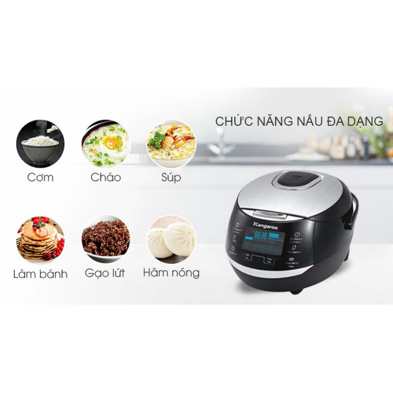 (Giá Hủy Diệt) Nồi cơm điện tử 1.8 lít Kangaroo KG595