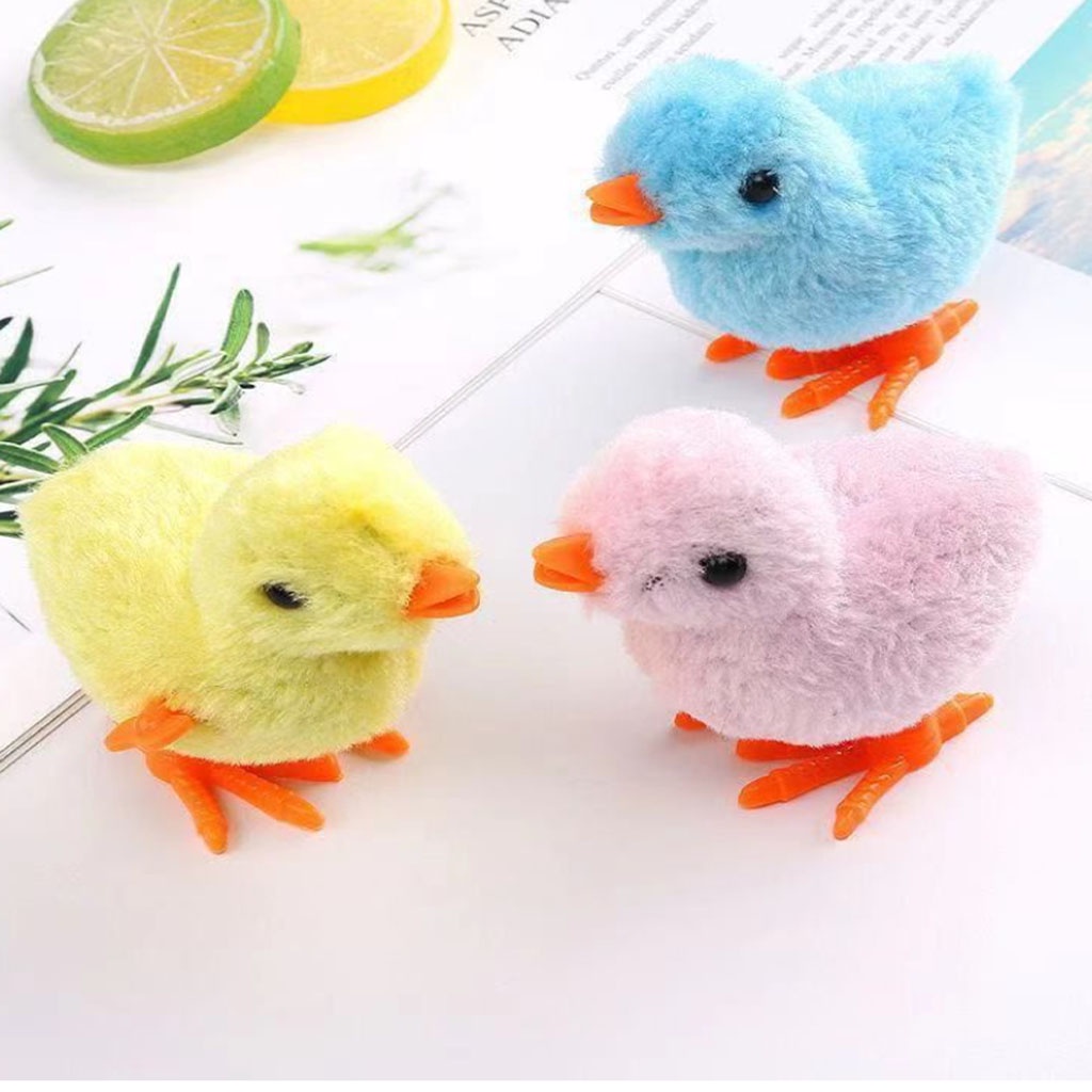Gà Con dây cót/ Gà đồ chơi vặn dây cót dành cho bé