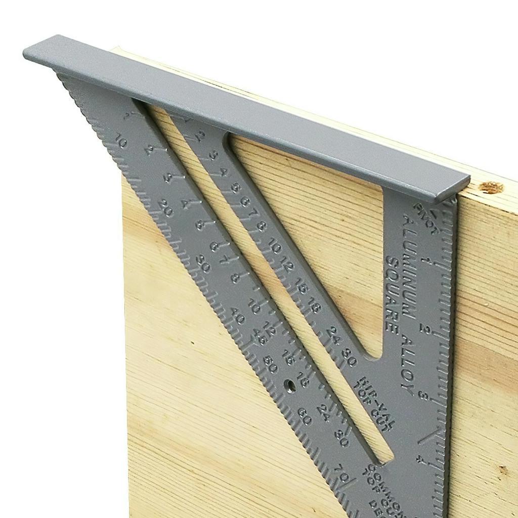 Thước ê ke 7 inch thước đo góc vuông hợp kim nhôm
