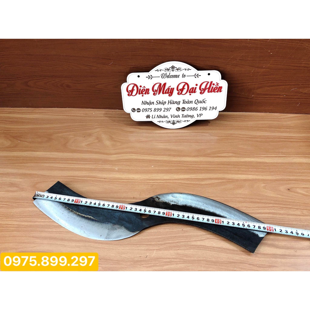 Lưỡi Dao Máy Thái Chuối Băm Cỏ Voi Dài 50cm - 60 - 65CM Trục 20mm . NHẬN ĐẶT HÀNG THEO YÊU CẦU