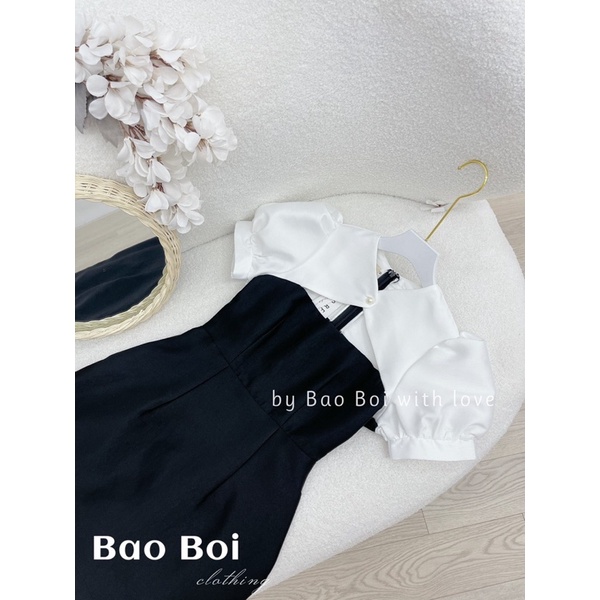 Váy sang chảnh vải tacta
