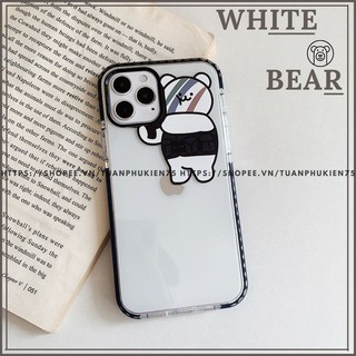 Ốp lưng iph.0ne ⚡ ốp iph.0ne white bear army ⚡ iph.0ne 11promax -tuancase75