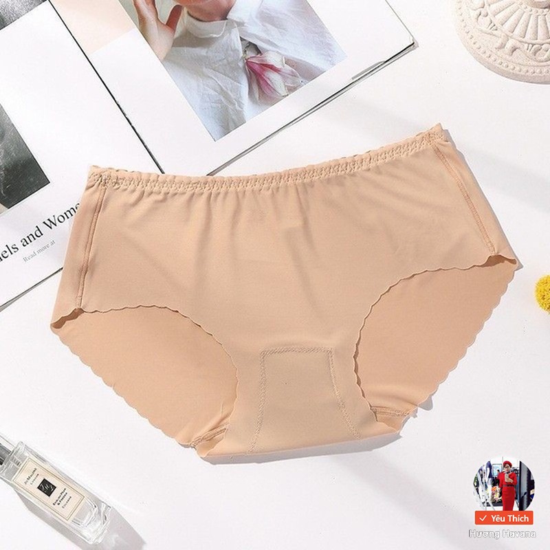 Set 5 Quần lót nữ thun lạnh không đường may viền sóng - quần chip nữ dễ thương giá rẻ FLQ70 | BigBuy360 - bigbuy360.vn