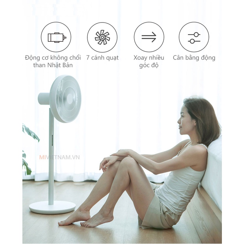 Quạt không dây thông minh Xiaomi Smart Mi Gen 3 - Bản quốc tế chính hãng bảo hàng 12 tháng