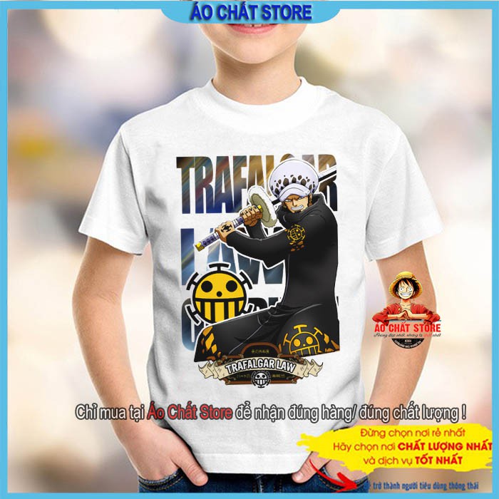 Áo LUFFY | ACE | SABO | LAW trẻ em siêu cute | Áo One Piece Hải Tặc cho bé trai | bé gái đẹp OP89