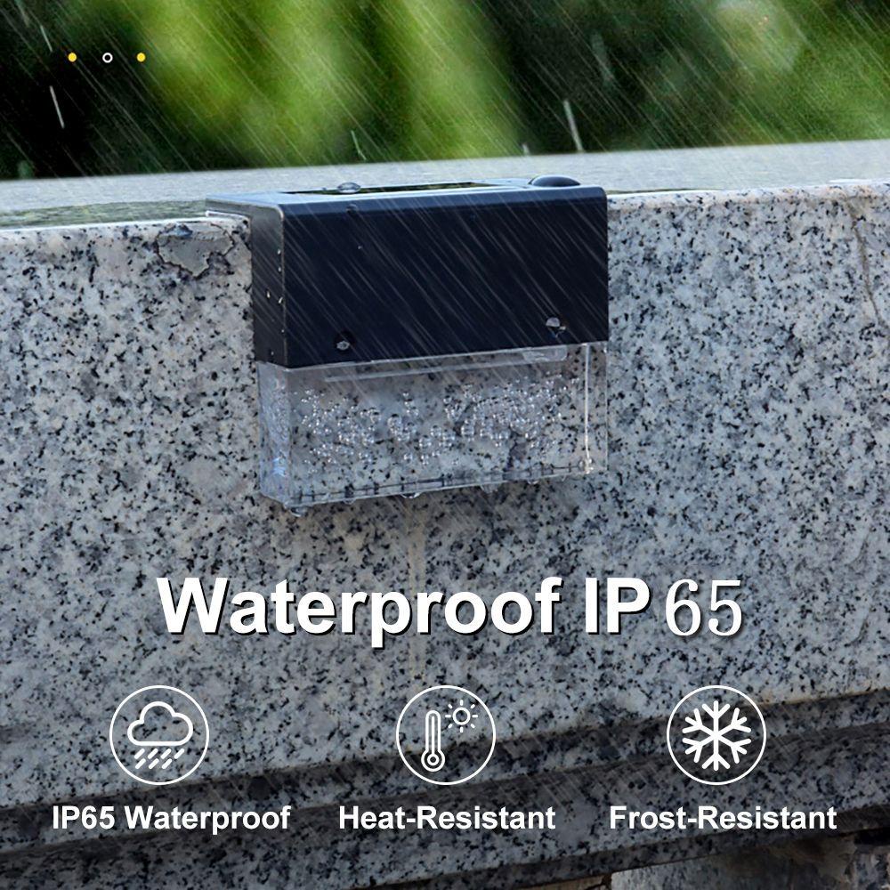 Đèn Led RGB Thay Đổi Màu Sắc Sử Dụng Năng Lượng Mặt Trời Dùng Trang Trí Cầu Thang Sân Vườn