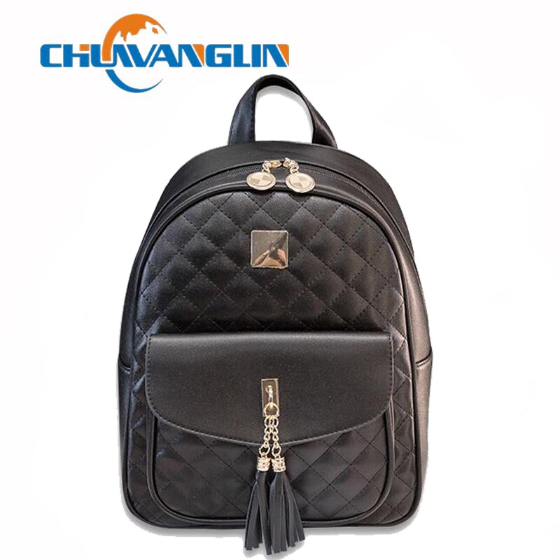 Balo Chuwanglin Từ Da PU Thời Trang Dễ Phối Đồ Phong Cách Harajuku Chất Lượng Cao Dành Cho Nữ