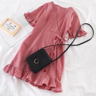 |ORDER| Váy kẻ caro Quảng châu