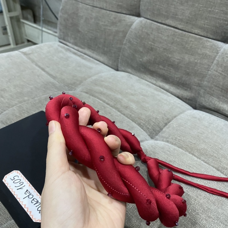 Vấn xoắn đính pha lê, Mấn lụa cao cấp đính pha lê, Vấn áo dài