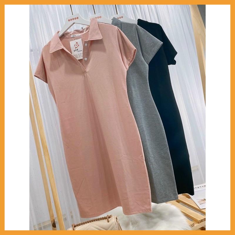 [MÃ VAY18 GIẢM 30K ĐƠN 500K] Váy polo ngắn tay, Đầm dáng suông polo chất cotton 4 chiều năng động💥 | BigBuy360 - bigbuy360.vn