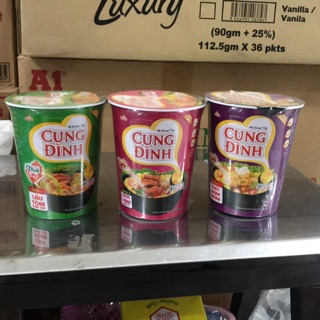 Mì Ly khoai tây Cung Đình 65g đủ vị