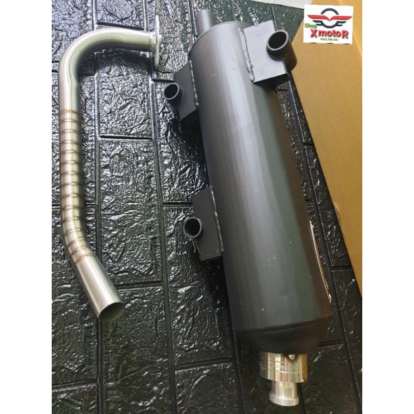 Pô OPBR gắn Vario 125/150, Air Blade 110/125,Vision 110/125, Click110/125 cổ inox 304