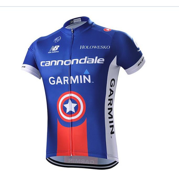 áo xe đạp  câu lạc bộ xe đạp ngắn tay Cannondale Garmin