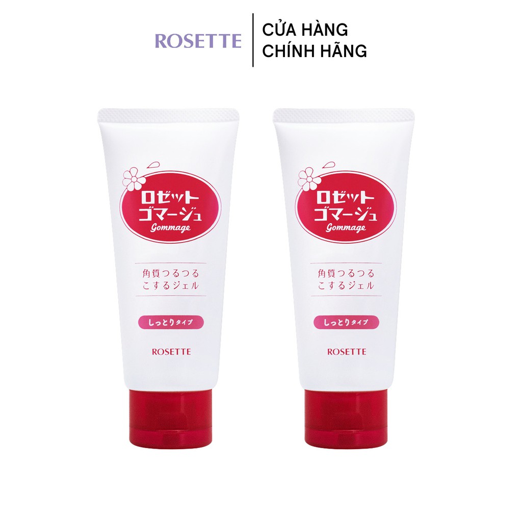 Combo Tiết Kiệm 2 Tẩy Tế Bào Chết Dành Cho Da Khô Rosette Gommage Moist 120g x2