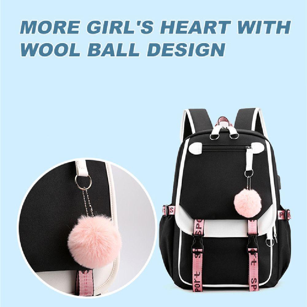 Ba Lô Học Sinh Thời Trang Hàn Cho Nữ