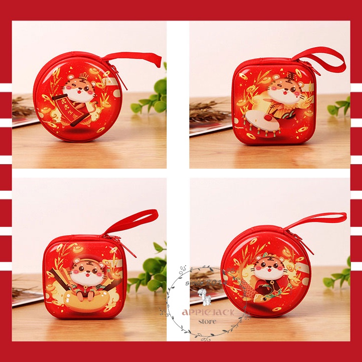 [ĐẸP -SẴN - RẺ] Túi hộp Tròn Vuông Mini Đựng LÌ XÌ TẾT 2021 - Kiểu Dáng Xinh Xắn Đáng Yêu (giao mẫu ngẫu nhiên)