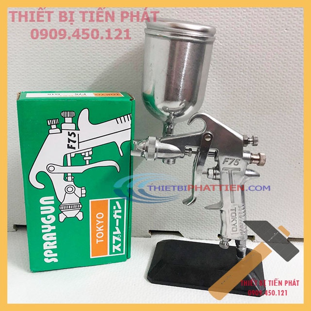 Bộ Phun Sơn Tokyo Osaka F75 + Bình Chứa Sơn 400cc (Chính Hãng Japan)