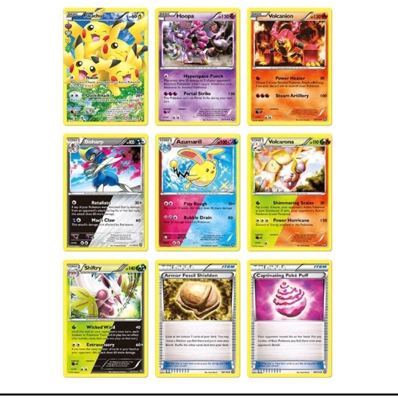 Combo 5 pack bài Pokemon đẹp óng ánh