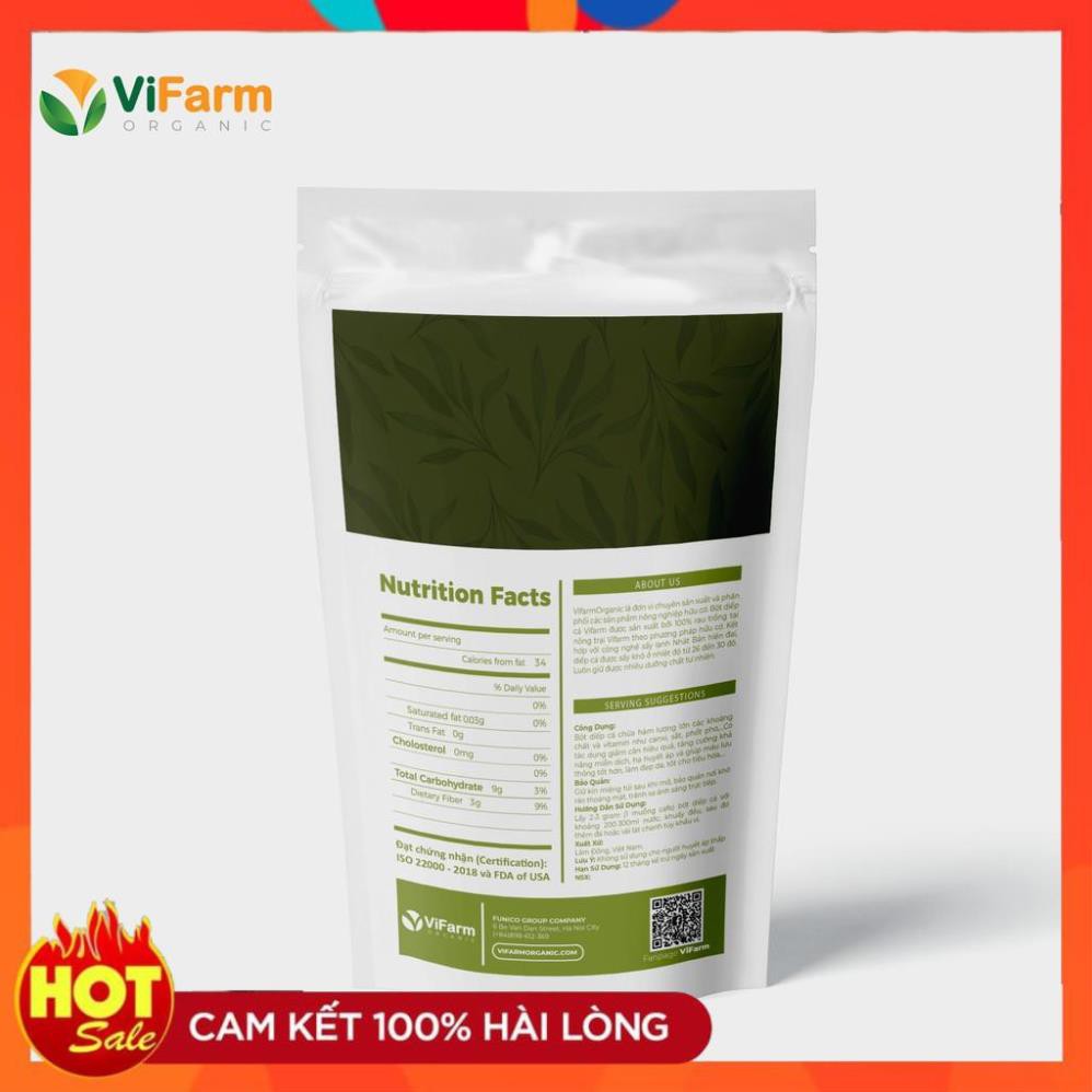 Bột Diếp Cá Nguyên Chất 100% ViFarm 50Gram