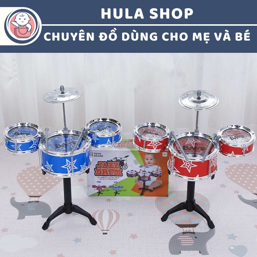 Đồ chơi hướng nghiệp - Bộ trống Jazz Drum cho bé Toyshouse - Nhạc cụ, âm nhạc cho bé yêu 3303