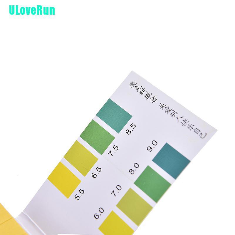Uloverun Bộ 80 Giấy Kiểm Tra PH Litmus Nước Tiểu Axit Alkaline Hữu Dụng