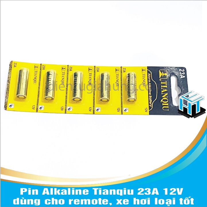 1 Viên Pin Alkaline Tianqi 23A 12V dùng cho remote, xe hơi loại tốt